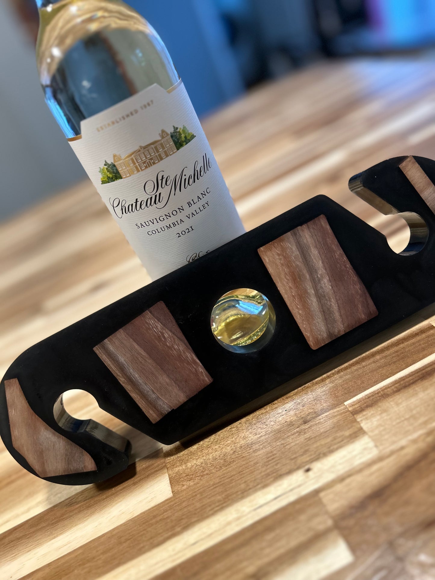 Black with black walnut