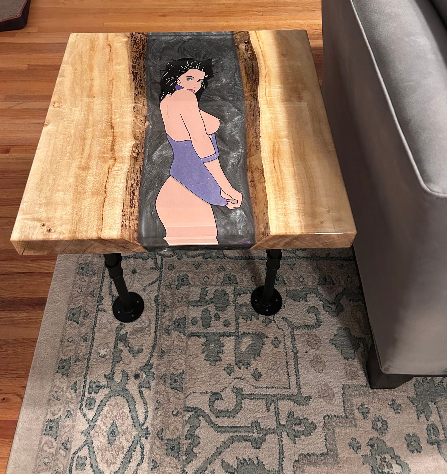 Girl Table with color changing dress